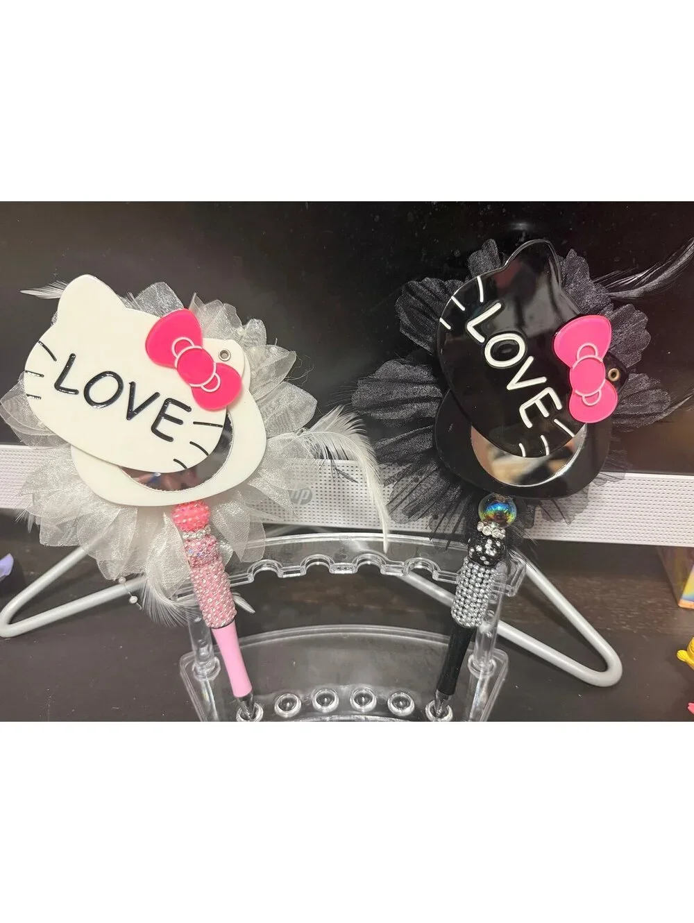 Hello kitty mirror pens